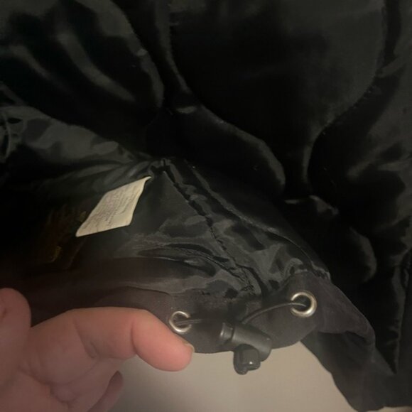 Savane chore coat lots of pockets quilted inside minimalist  mens large black - Picture 7 of 7